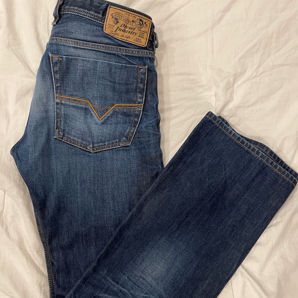 Diesel ZATINY Straight Leg Jeans Size 32 X 32